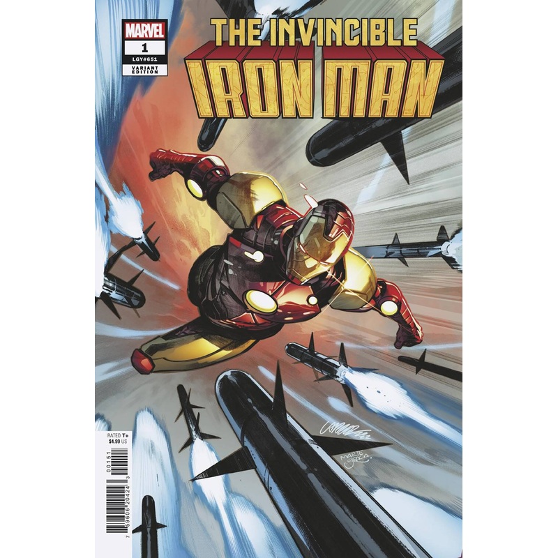 INVINCIBLE IRON MAN #1 INCV 1:25 LARRAZ VAR