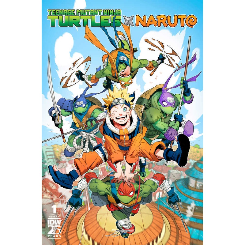 Teenage Mutant Ninja Turtles X Naruto #1 Cover A Jimenez *Limited 1 per customer*