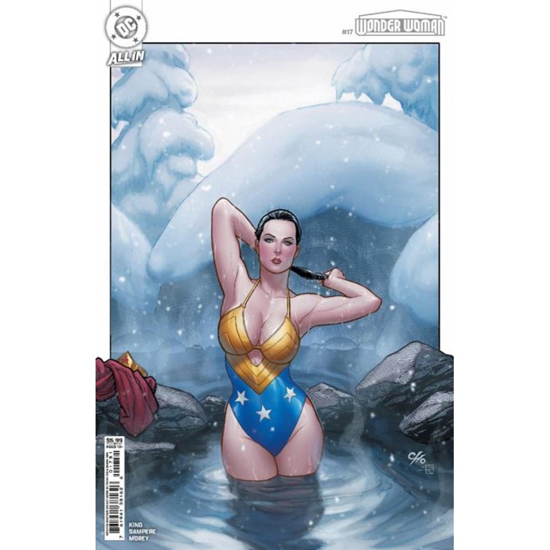 WONDER WOMAN #17 CVR D FRANK CHO SWEATER WEATHER CARD STOCK VAR