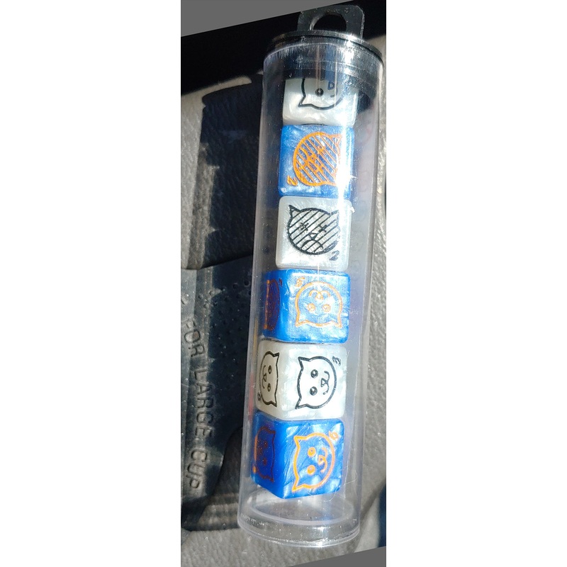 Cat Dice - Tube of Six