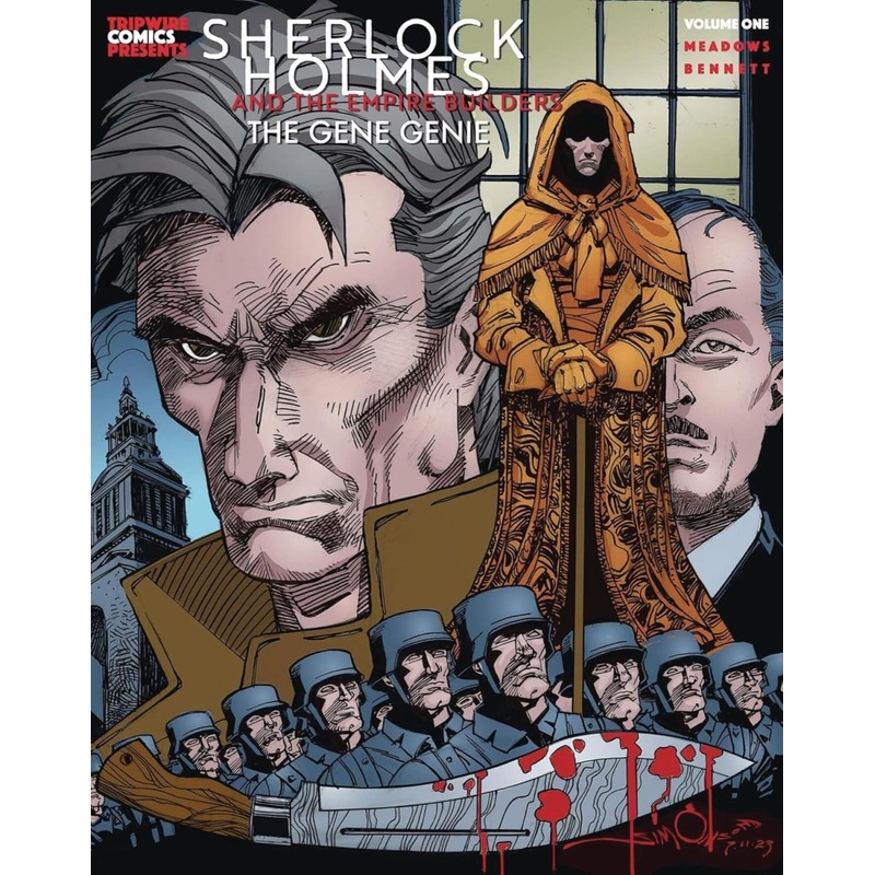 Sherlock Holmes And The Empire Builders HC Vol 1 The Gene Genie Simonson Cover