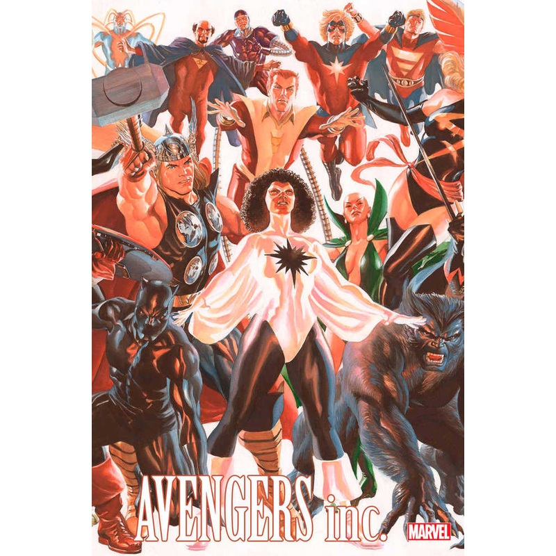 Avengers Inc. #1 Alex Ross Connecting Avengers Variant Part C