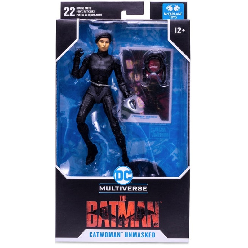 DC BATMAN MOVIE 7" CATWOMAN UNMASKED ACTION FIGURE