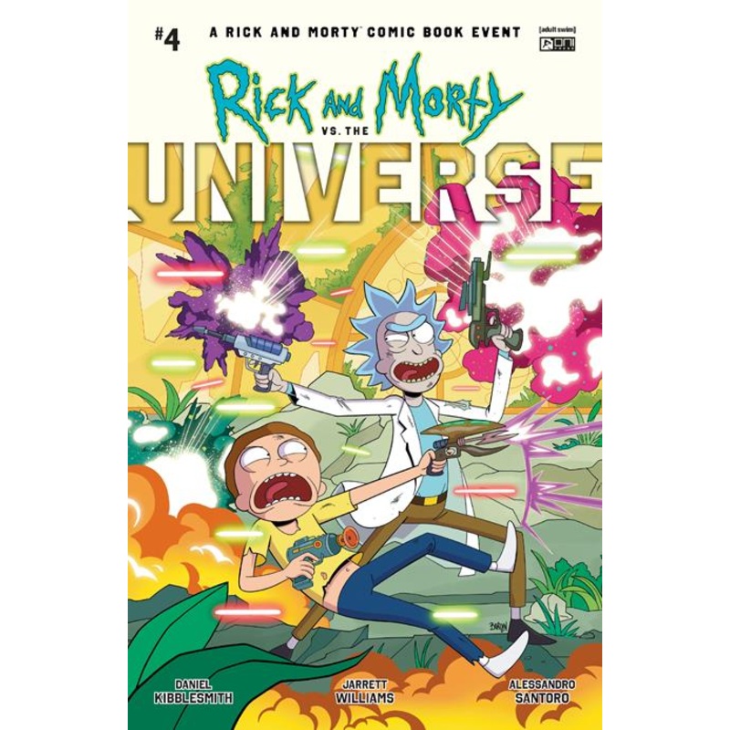 RICK AND MORTY VS THE UNIVERSE #4 (OF 4) CVR A DAVE BARDIN (22 Oct Release)