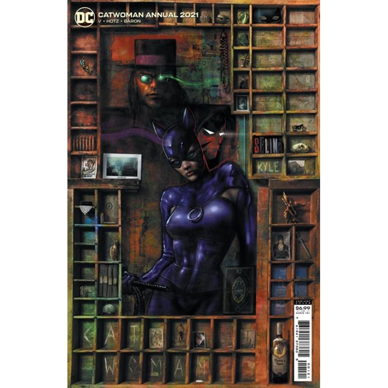 CATWOMAN 2021 ANNUAL #1 CVR B LIAM SHARP CARD STOCK VAR