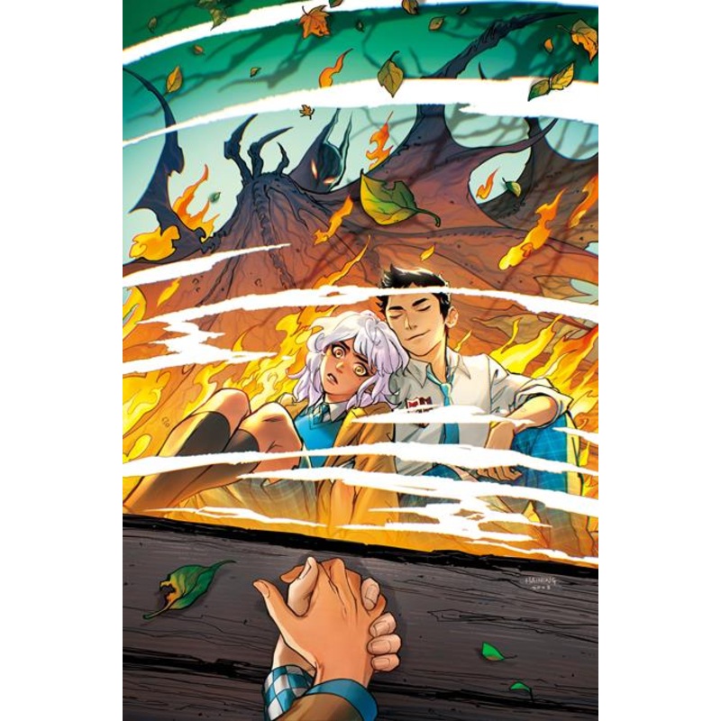 GOTHAM ACADEMY FIRST YEAR #2 (OF 6) CVR B HAINING CARD STOCK VAR (05 Nov Release)