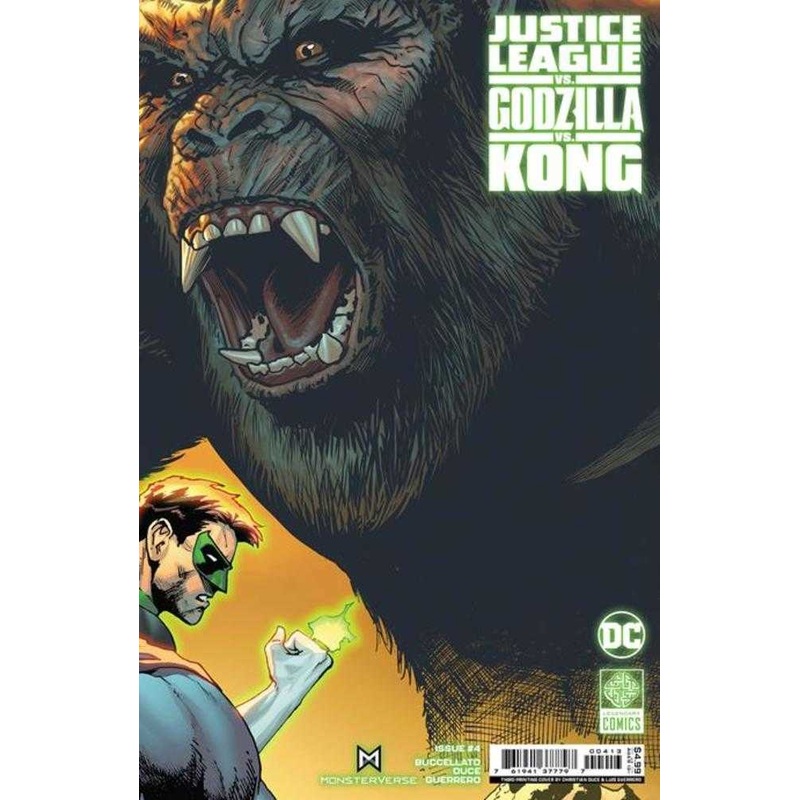 Justice League vs Godzilla vs Kong #4 Final Printing
