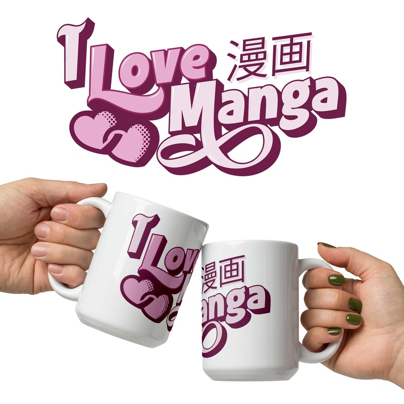 Mug: I Love MANGA  | White