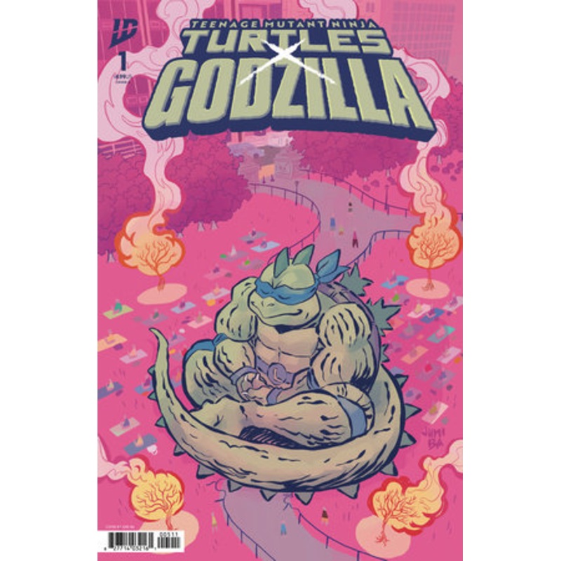 TEENAGE MUTANT NINJA TURTLES X GODZILLA #1 VAR B (BA) (12 Nov Release)