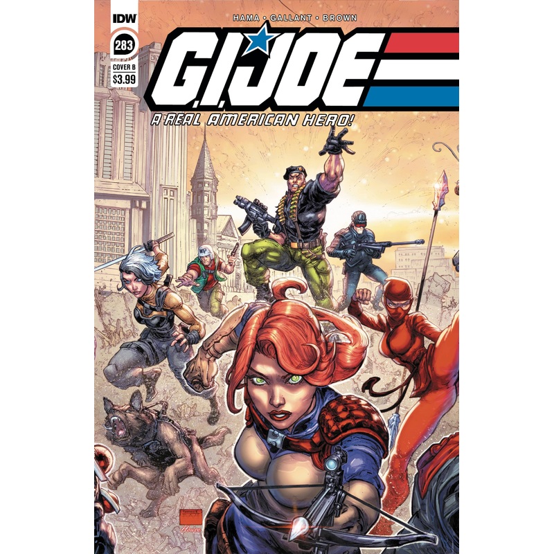 GI JOE A REAL AMERICAN HERO #283 CVR B FREDDIE WILLIAMS II FAP