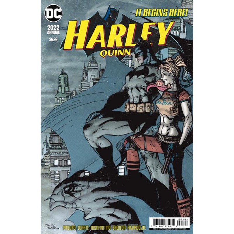 HARLEY QUINN 2022 ANNUAL #1 (ONE SHOT) CVR C JIM LEE & RYAN SOOK HOMAGE CARD STOCK VAR (30 Aug)