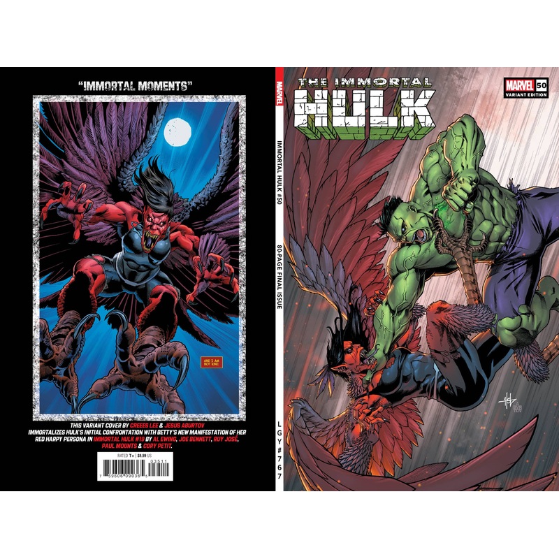 IMMORTAL HULK #50 CREEES LEE VARIANT