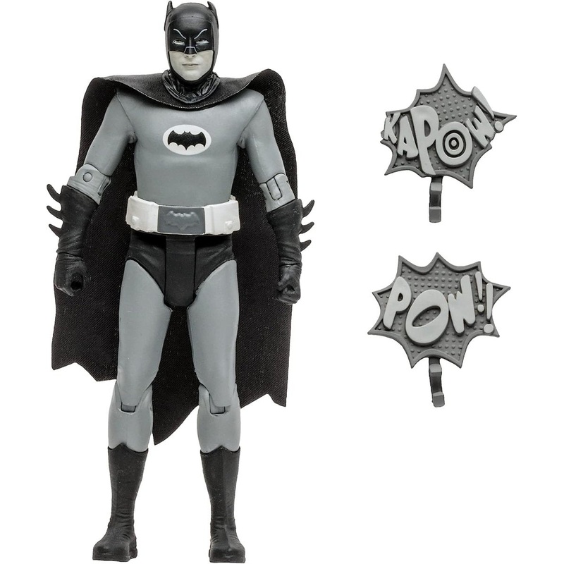 DC Retro Action Figure Batman 66 Batman (Black & White TV Variant) 15 cm