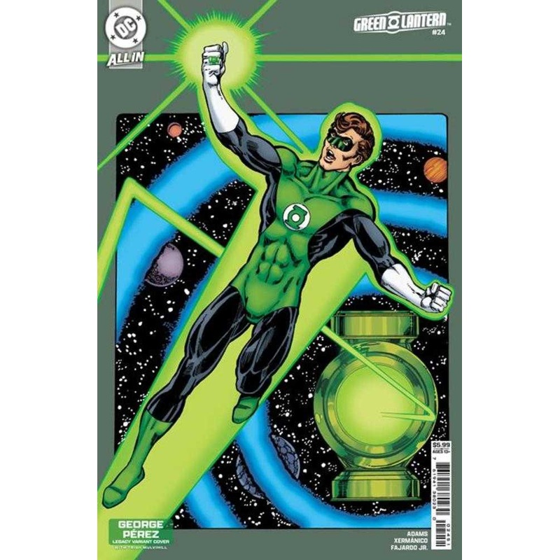 Green Lantern #24 Cover D George Perez Legacy Card Stock Variant