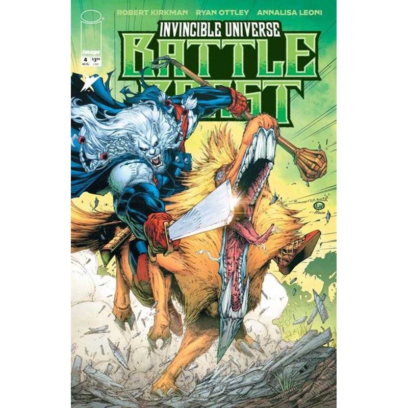Invincible Universe Battle Beast #4 Cover E Brett Booth & John Livesay 1:50 Ratio Variant