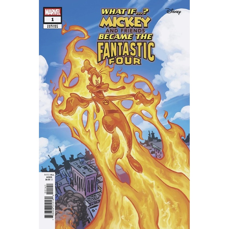 Marvel & Disney: What If...? Mickey & Friends Became The Fantastic Four #1 Skottie Young Variant