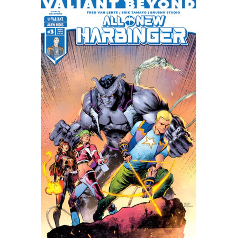 VALIANT BEYOND ALL NEW HARBINGER #3 (OF 3) VAR B (KOTIAN) (19 Nov Release)