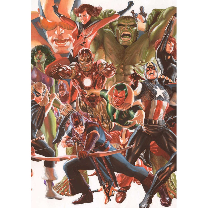Avengers #4 Alex Ross Connecting Avengers Variant Part B