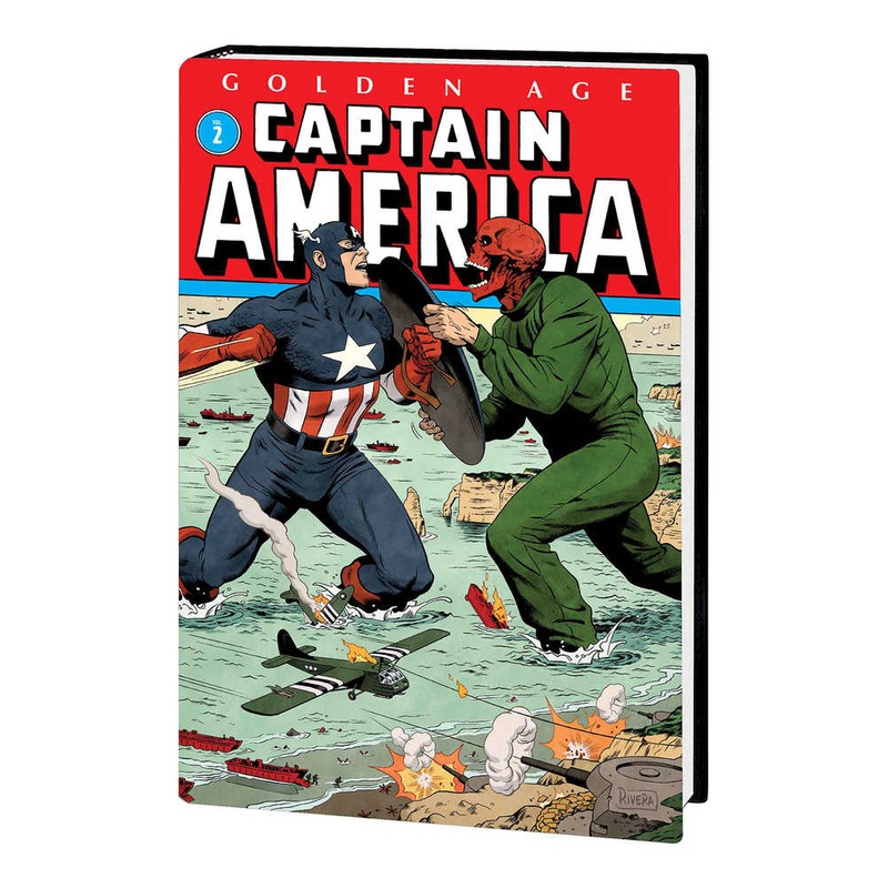 Golden Age Captain America Omnibus Hardcover Volume 02 Rivera Cover