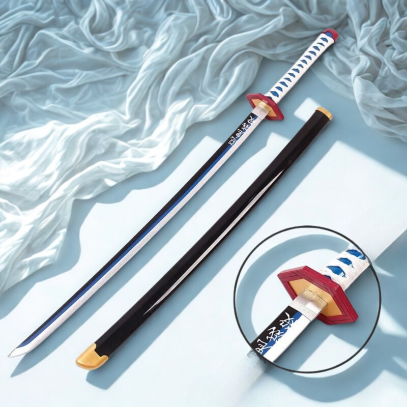 Giyu Tomioka Wooden Katana