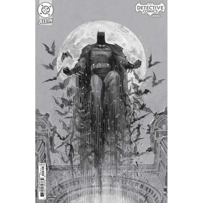Detective Comics #1093 Cover D 1 in 25 Ratio Variant Juan Ferreyra Black & White Card Stock