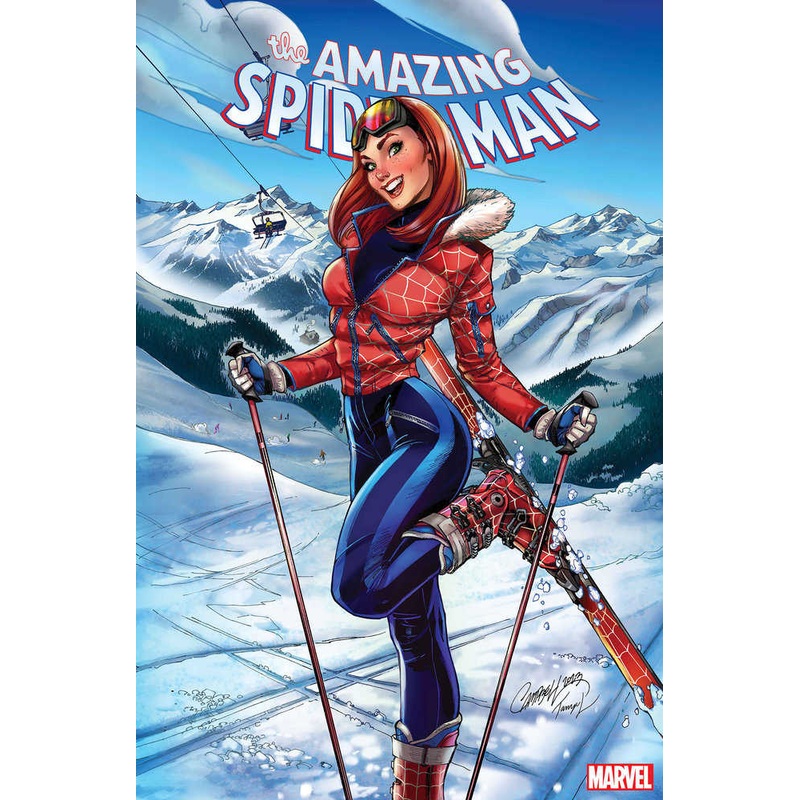 Amazing Spider-Man #40 J.S. Campbell Ski Chalet Variant [Gw]