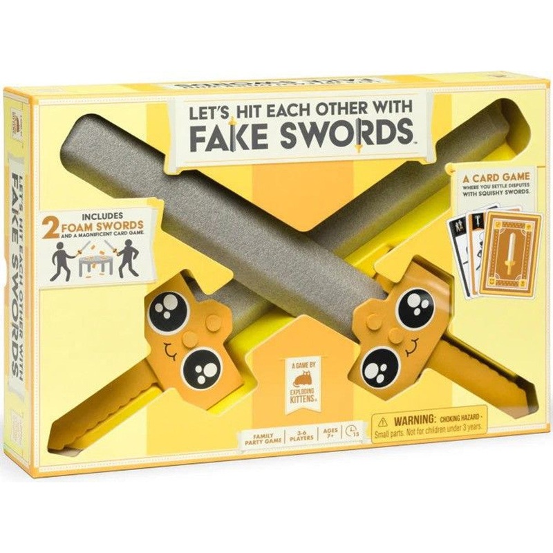 Let's Hit Each Other with Fake Swords