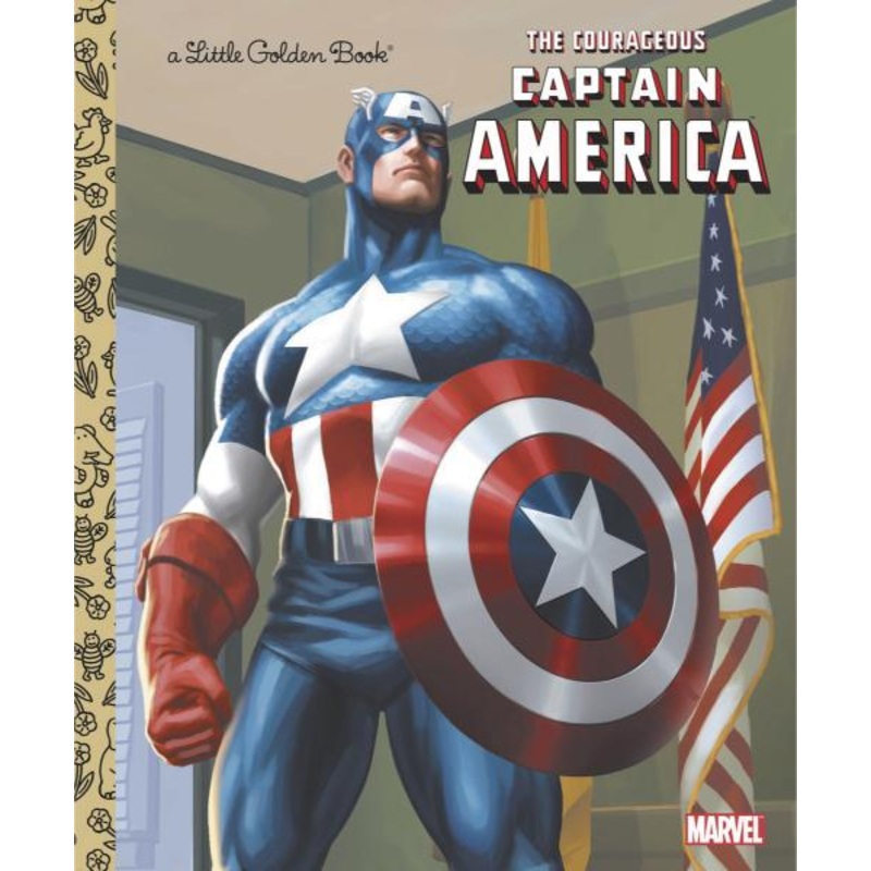 Little Golden Book: Courageous Capt America