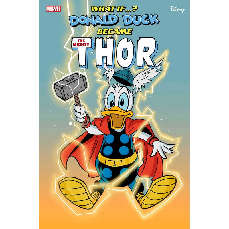Marvel & Disney: What If...? Donald Duck Became Thor #1 Phil Noto Donald Duck Th Or Variant