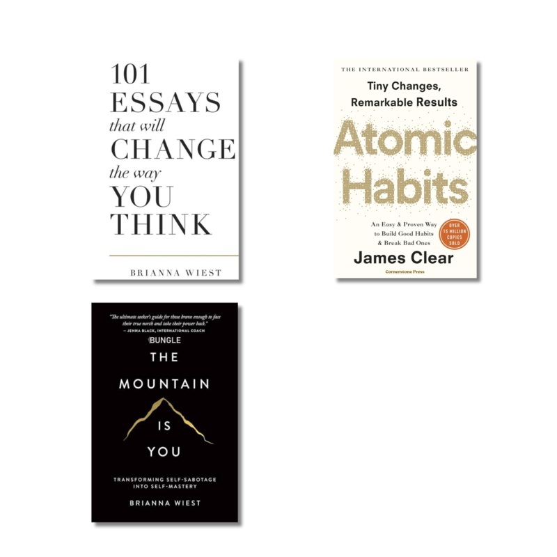 (Combo) Atomic HabitsMountain is You101 Essays (Paperback)