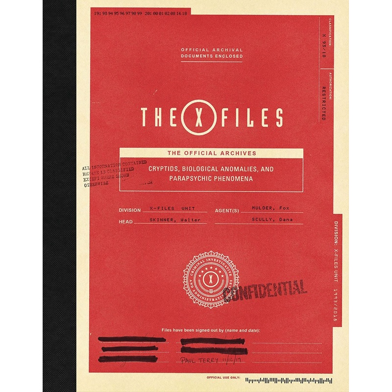 The X-Files: The Official Archives: Cryptids, Biological Anomalies, and Parapsychic Phenomena (Hardcover)