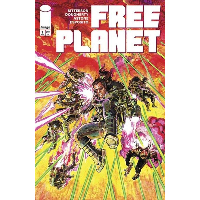 Free Planet #1 Cover B Jed Dougherty Action Variant