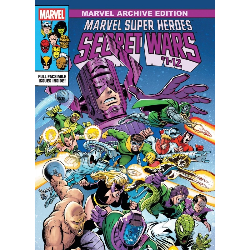 Marvel Archive Edition: Marvel Super Heroes Secret Wars Gallery Edition Mike Zeck Hidden Gem Cover HC [DM Only] *PRE-ORDER*