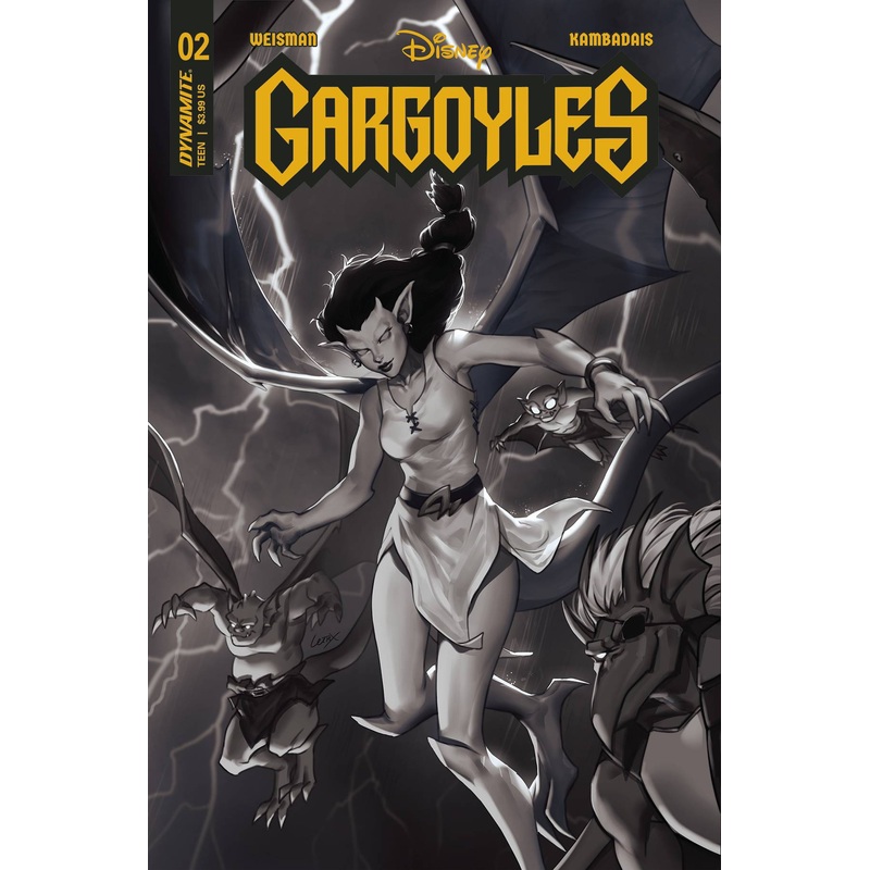 GARGOYLES #2 CVR ZA 1:10 FOC INCV LEIRIX B&W