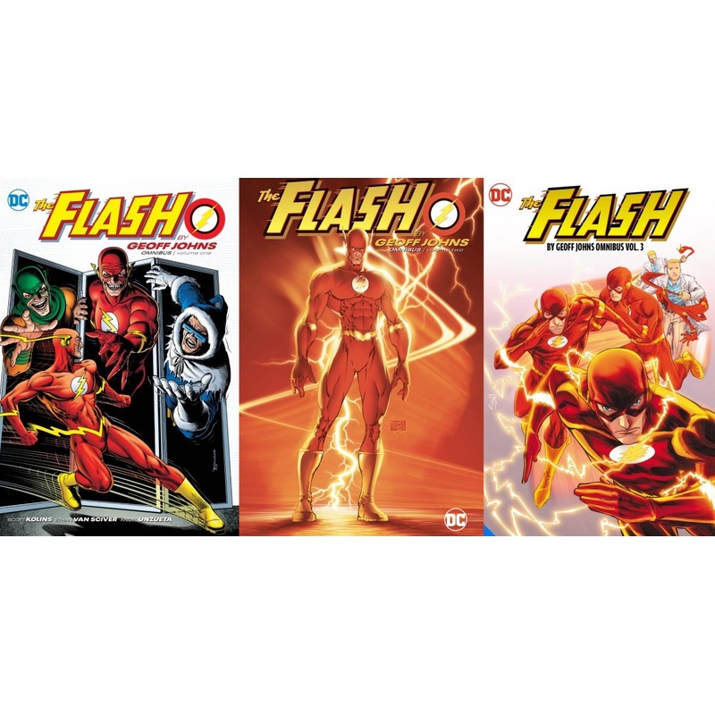 The Flash By Geoff Johns Omnibus Vol 1 -3 HC Bundle