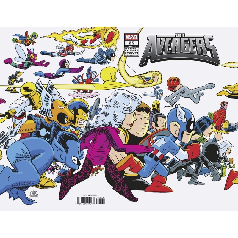 Avengers #25 Chris Giarrusso Marvel Universe Connecting Wrap Variant B [Doom]
