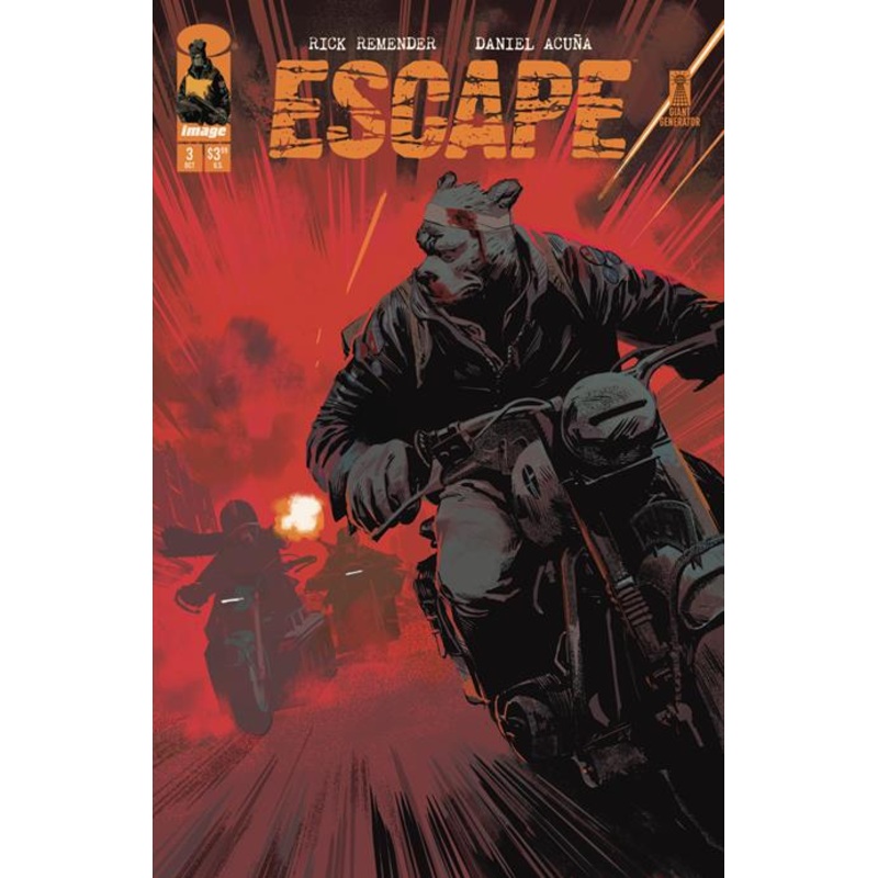 ESCAPE #3 CVR A DANIEL ACUNA (22 Oct Release) This only, one comic book.