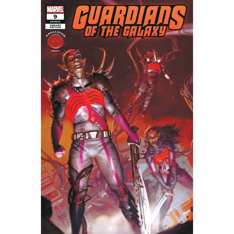 GUARDIANS OF THE GALAXY (2020) #9 BROWN KNULLIFIED VAR