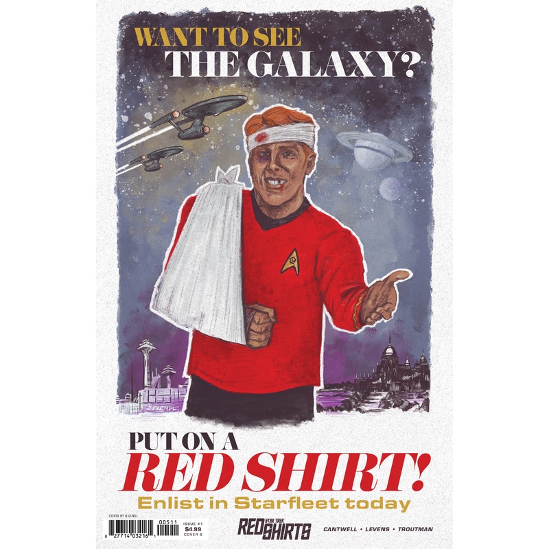 Star Trek: Red Shirts #1 Variant B (Lendl Federation Recruitment)