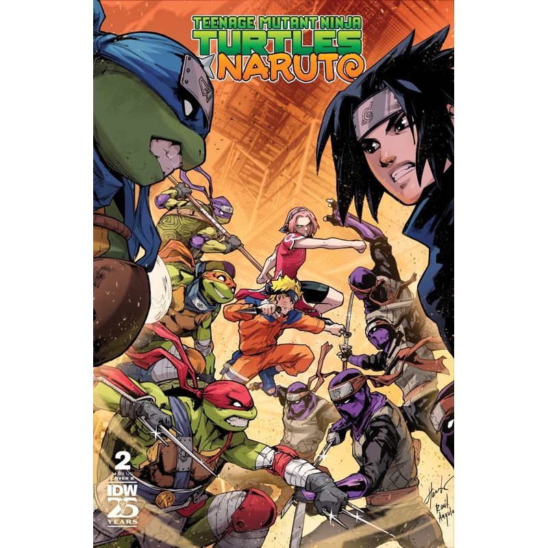 Teenage Mutant Ninja Turtles X Naruto #2 Variant B (Prasetya) *one copy per customer*