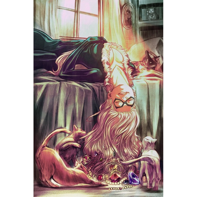 Amazing Spider-Man #1 Nimit Malavia Black Cat Full Art 1:50 Ratio Variant