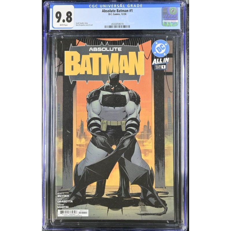 Absolute Batman #1 CGC 9.8