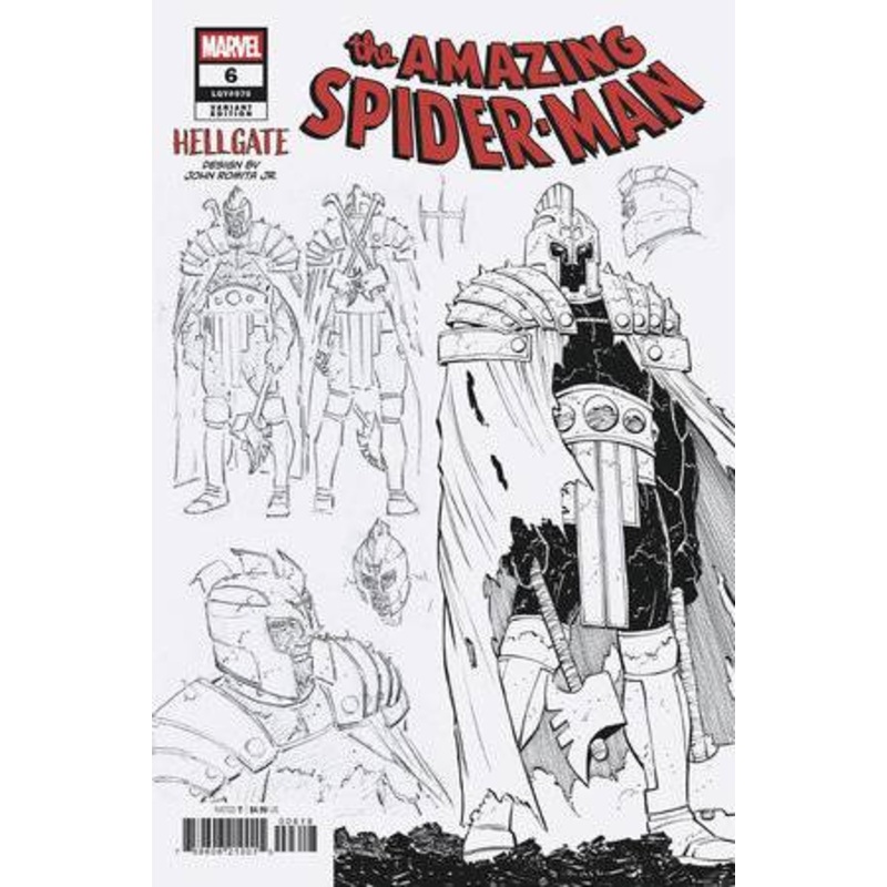 AMAZING SPIDER-MAN #6 INCV 1:10 JOHN ROMITA JR DESIGN VAR