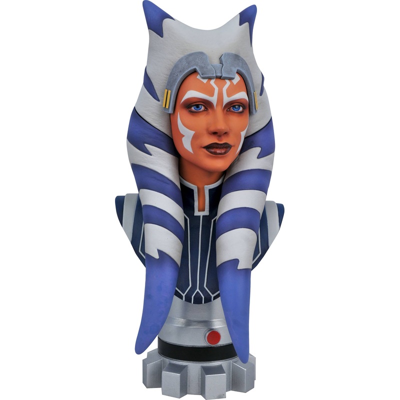 Star Wars Clone Wars Legends in 3D Ahsoka 1/2 Scale Bust