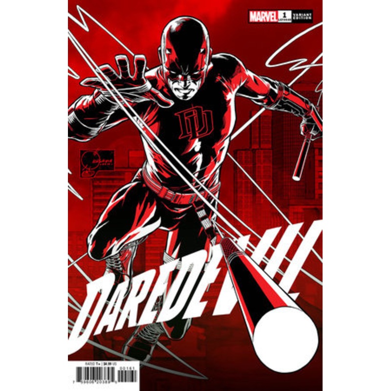 DAREDEVIL (2022) #1 QUESADA HIDDEN GEM VAR 1:50 INCV