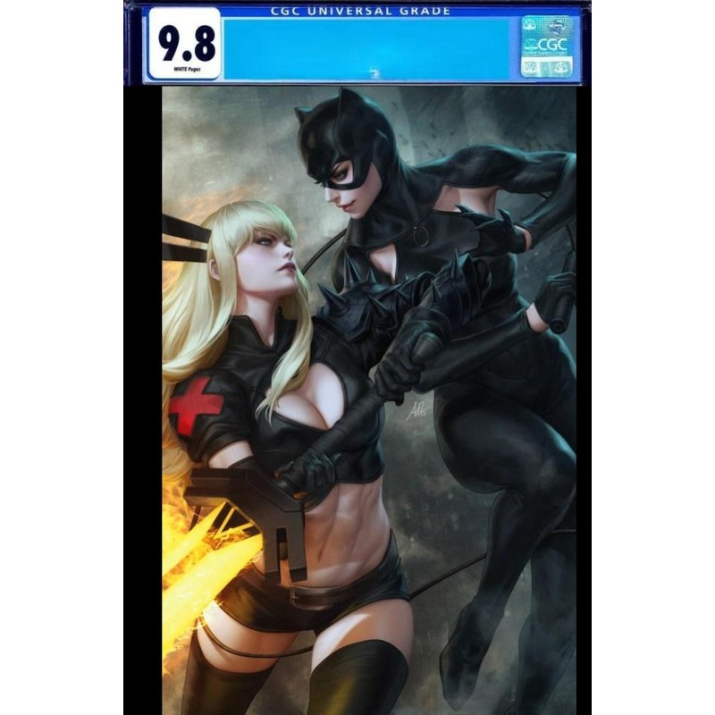 Marvel / DC: Deadpool / Batman #1 1:100 Stanley 'Artgerm' Lau Virgin Variant CGC 9.8 *PRE-ORDER*