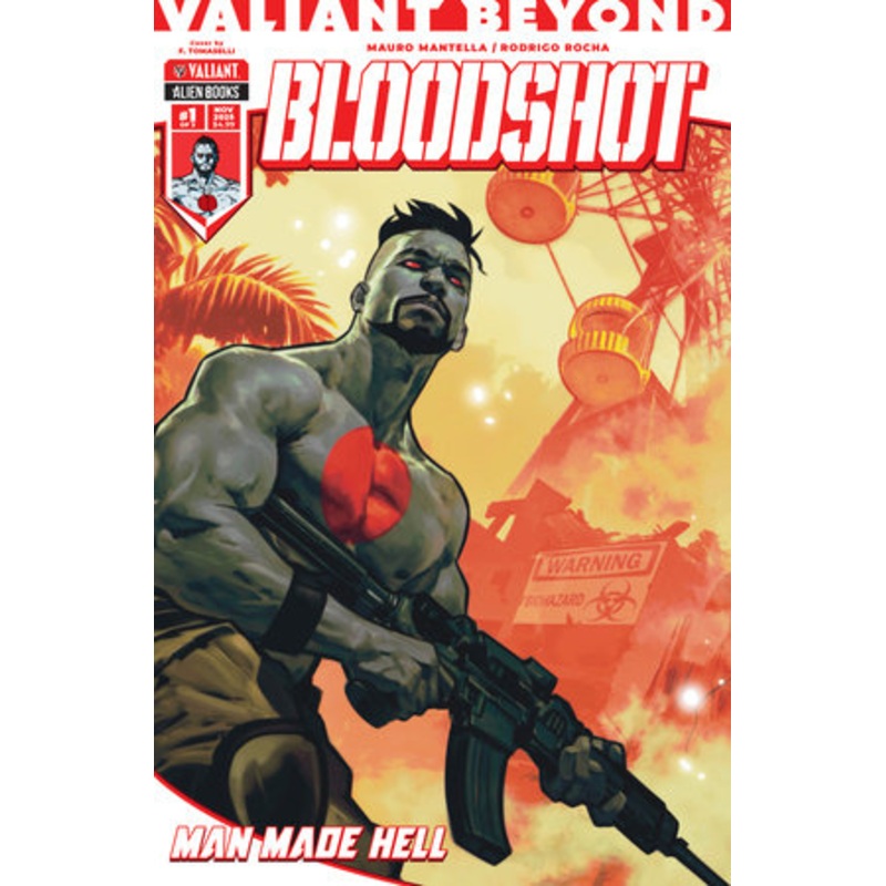 VALIANT BEYOND BLOODSHOT #4--MAN MADE HELL #1 VAR B (TOMASELLI) (26 Nov Release)