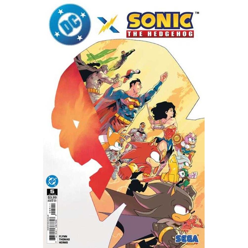 DC X Sonic The Hedgehog #5 (Of 5) Cover A Pablo M Collar