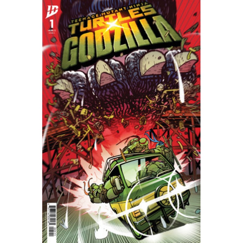 TEENAGE MUTANT NINJA TURTLES X GODZILLA #1 VAR C (RIVAS) (12 Nov Release)