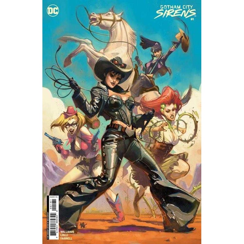Gotham City Sirens #1 (Of 4) Cover H 1 in 25 Ben Harvey Card Stock Ratio Variant